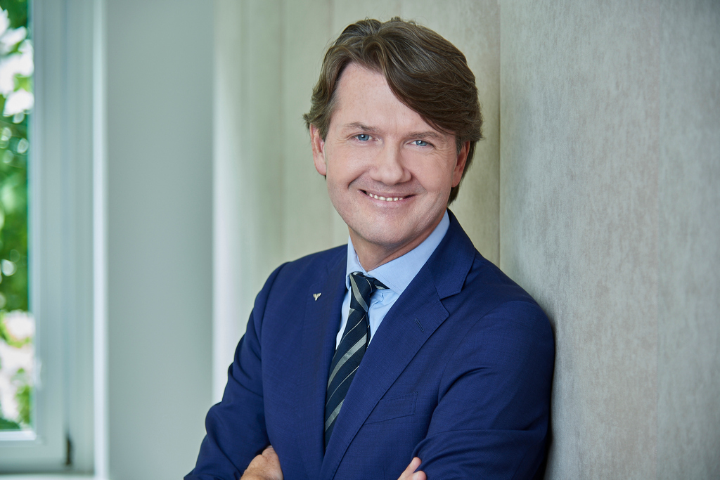DI Gerald Fleischmann, Generaldirektor der VOLKSBANK WIEN AG und Sprecher des Volksbanken-Verbundes